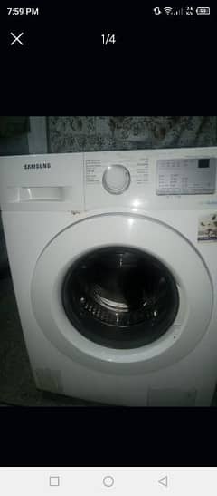 Samsung front load washing machine 6kg