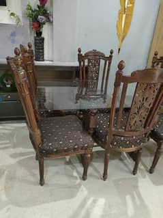 1 X Dining Table and 6 Chairs Set