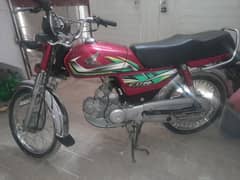 Honda CD 70 model 2022 for urgent sale