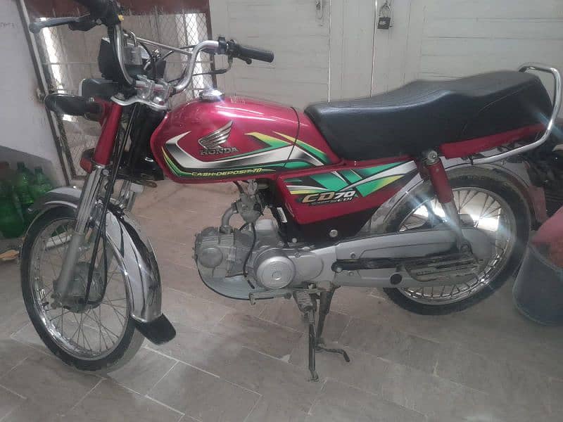 Honda CD 70 model 2022 for urgent sale 0