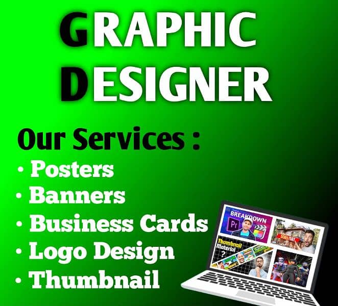 Graphic designing Services available. 0