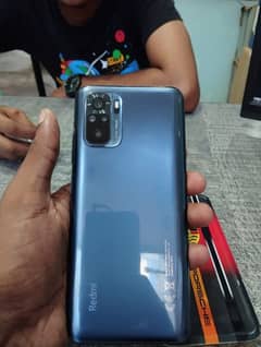 Redmi note 10 with adapter and box condition 10/9 0