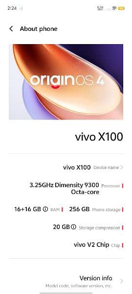 Vivo X100 6