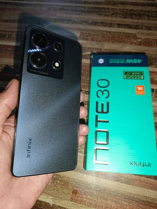 infinix Note 30 For Sale with Box 8+8/256 1