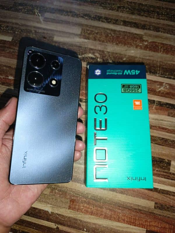 infinix Note 30 For Sale with Box 8+8/256 3