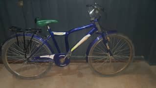 Blue color well condition cycle no rust on cycle body