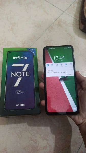 Infinix note 7 pta approved dual sim 6/128 4