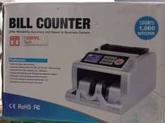 bill counter 8/10 condition with box packing