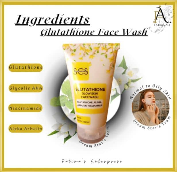 Glutathione Glow Skin Face Wash 0