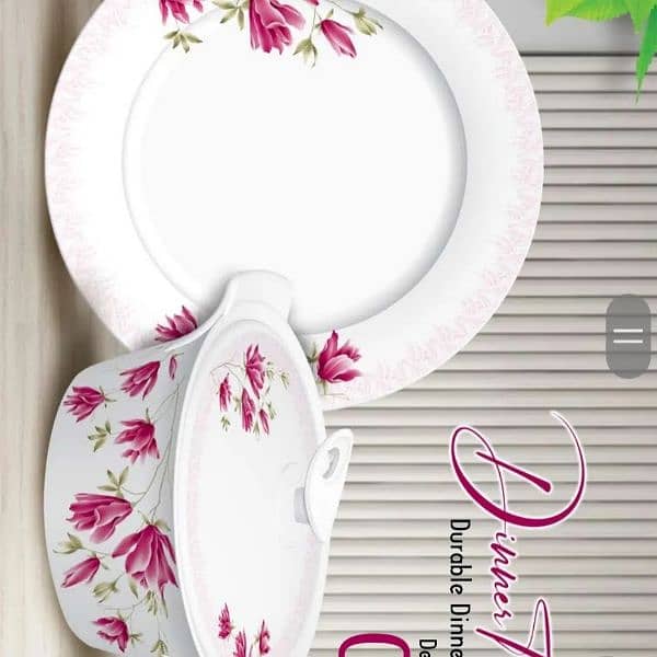 Dinner time Melamine dinner set 72 pc 0