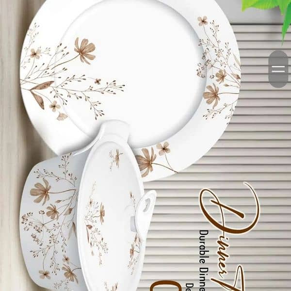 Dinner time Melamine dinner set 72 pc 1