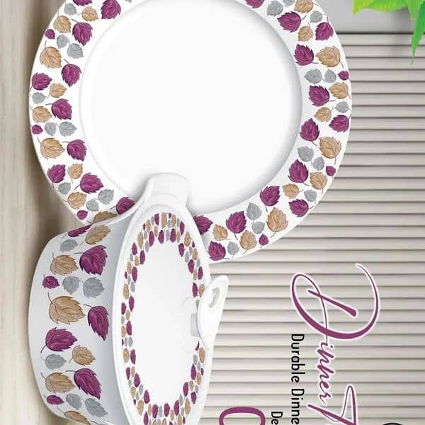 Dinner time Melamine dinner set 72 pc 2