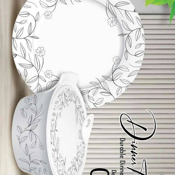 Dinner time Melamine dinner set 72 pc 3