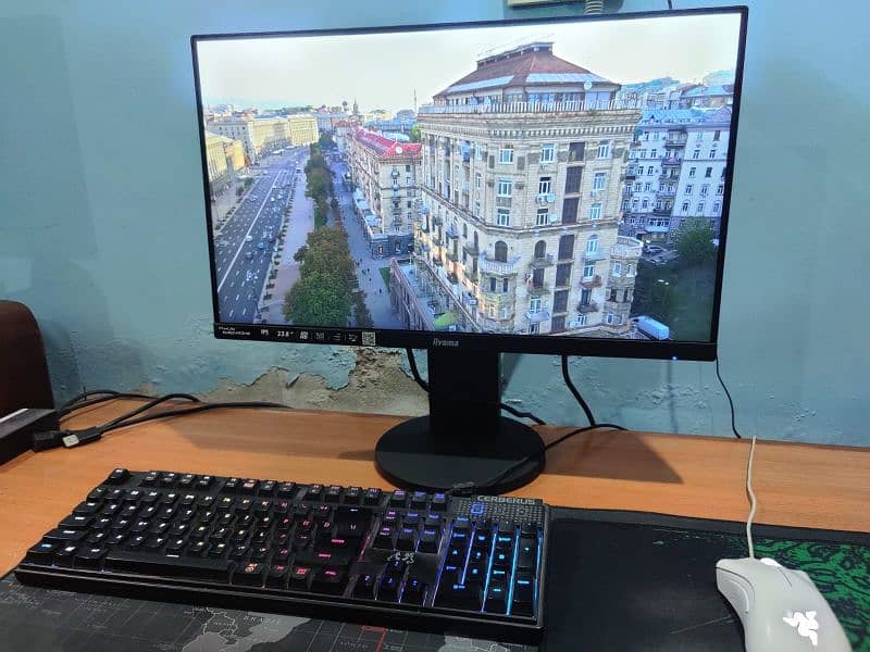 24inches BorderLess IPS 75Hz Gaming LED Monitor - Integrated Speakers 3