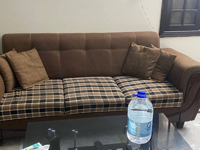 5 Seater Sofa Set with Table 2