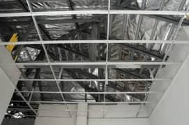 Ceiling with Steel Structure Frame size 2x2, 360 ft