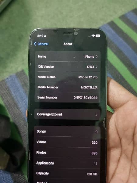 iPhone 12 Pro 128 GB Non PTA 6