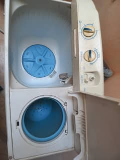 Washing with spinner and dryer