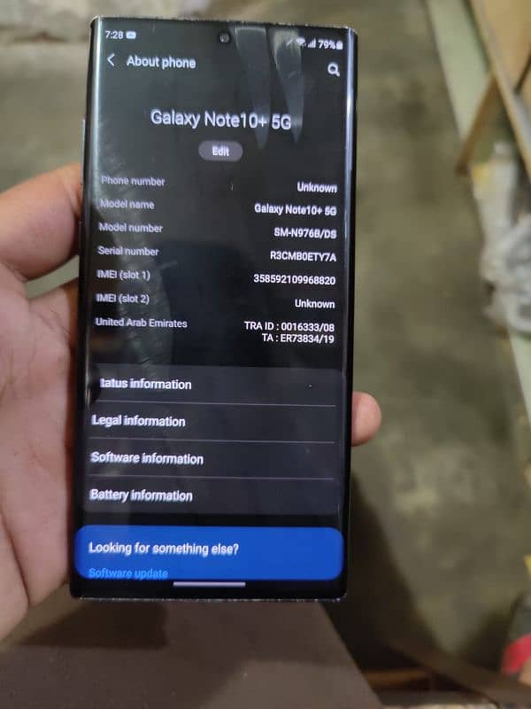 Samsung note 10 plus 5g 12gb256gb all ok exchange possible 03196624720 2