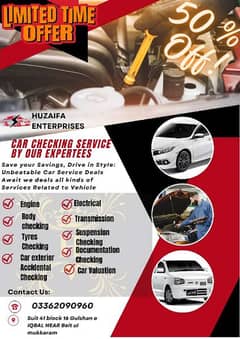 Car Inspection Services / Mechanical Checking / Documentation Services