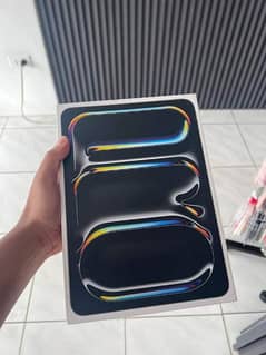 apple ipad m4 pro with box new condition ha model 2024