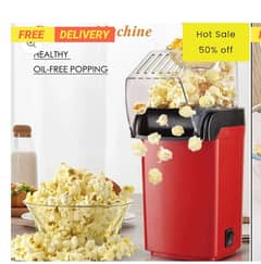 Portable Hot Popcorn Machine - Automatic Popcorn Maker 0