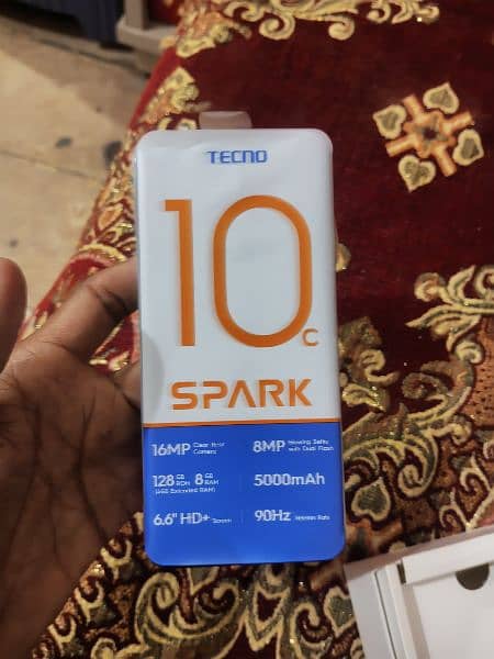 Tecno saprk 10c bilkul new 4