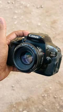 canon 600d with 18:55 & 50mm lens condition 10/9 0