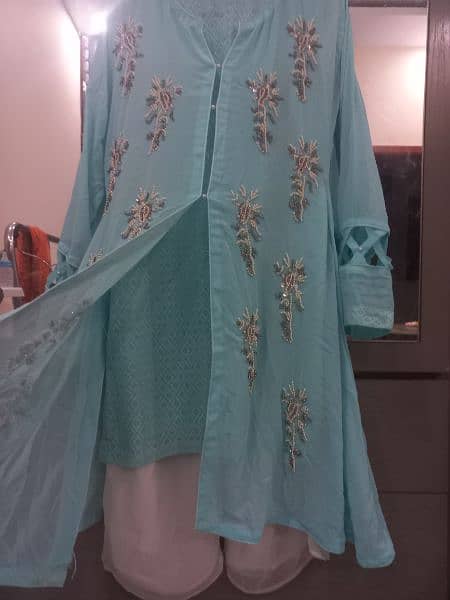 orignal wardrobe kurti with plazzo ( change)brand. 1