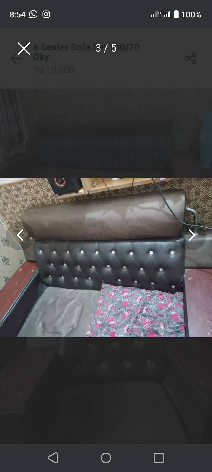 6 Sofa set (3 Seater +2 Seater +1 Seater) 0