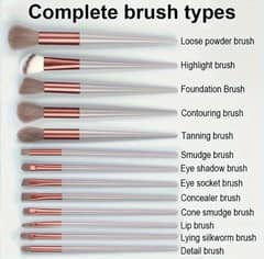 13 Pieces Professional Make up Brushes 0