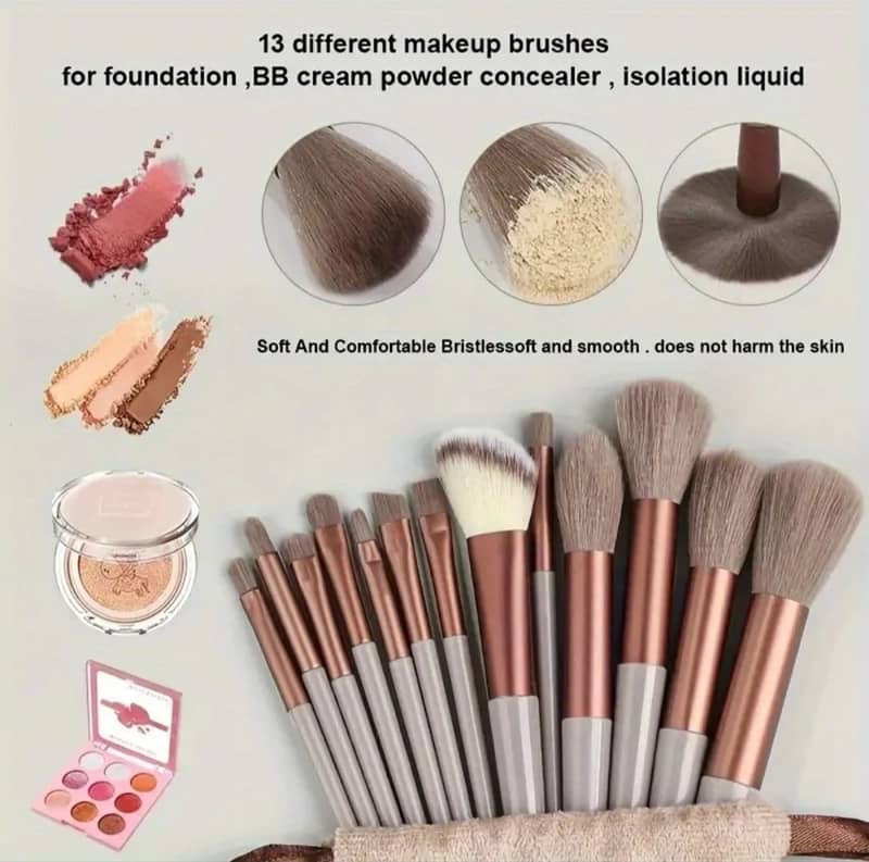 13 Pieces Professional Make up Brushes 1