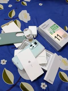 oppo reno 11pro 5g pta approved full accessories full Box ma