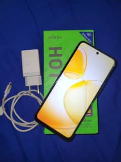 Infinix hot 12 play with box and oppo original Charger 0