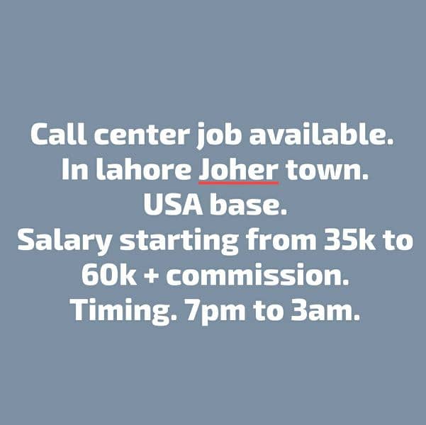 Call Center Hiring. 0