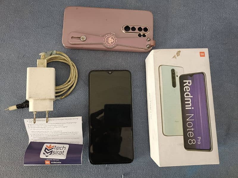 Xiaomi Redmi note 8 pro in 10/10 condition with all accessories 0