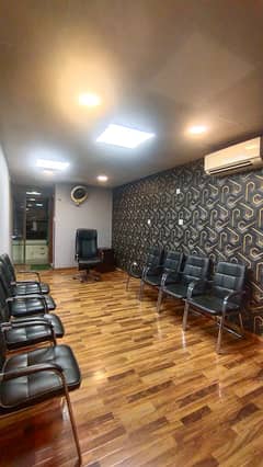 G/11 markaz new plaza vip location 858sq fully furnished dubel office available for rent real piks