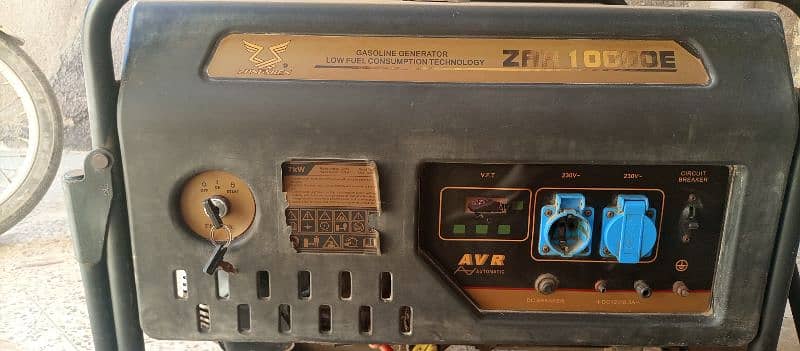 zongshen 7.5kv generator ZAR 10000E  sealed engine 10/10 condition 3