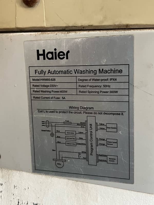 HAIER AUTOMATIC MACHINE 2