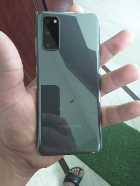 samsung s20 green line on screen non pta gray color 12 gb 128 7