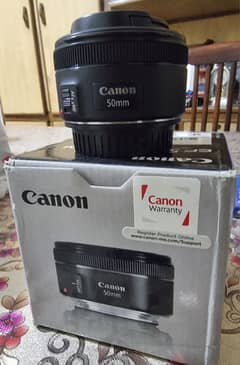 Canon 50mm f1.8 stm lens 0