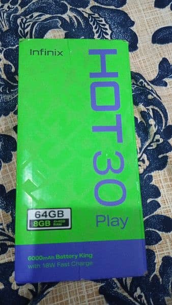 Infinix hot 30 box charger b ha 4