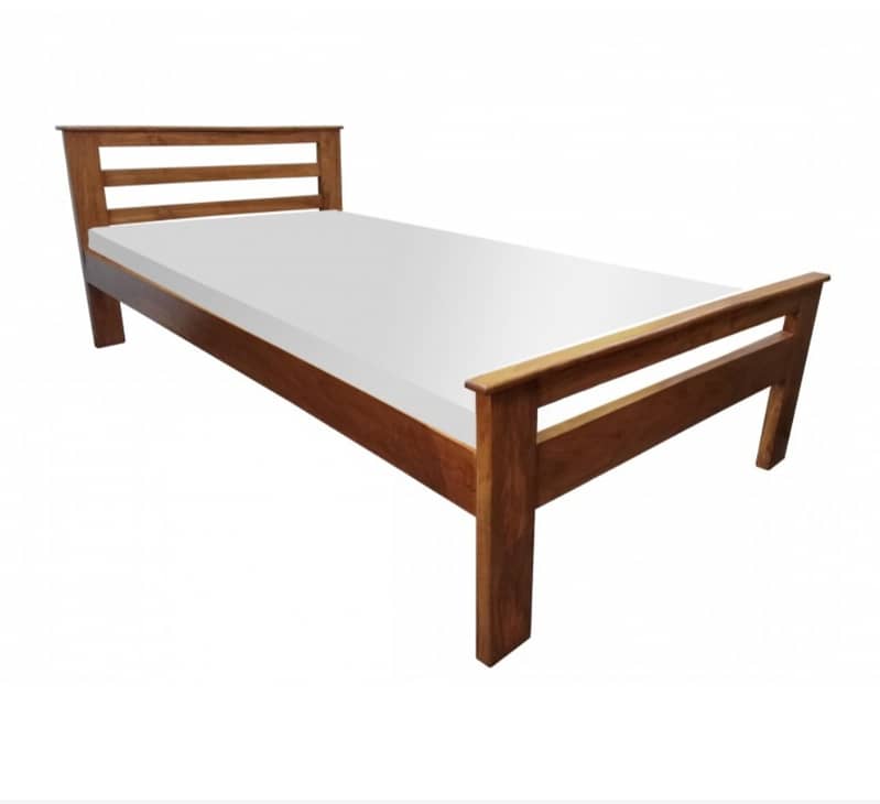 single Bed or double bed solid wood kikar mukamal tyar 45k or 95k 3