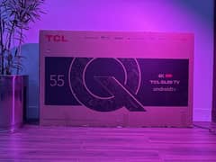 TCL 4k QLED TV 55”