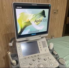 Aplio 500 usg machine