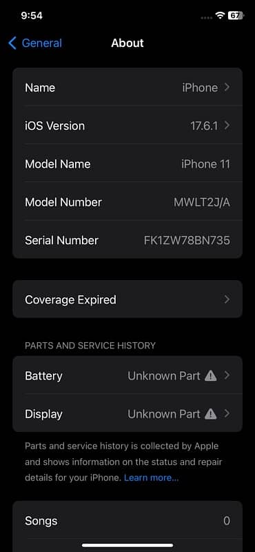 iPhone 11 non pta factory unlook 8