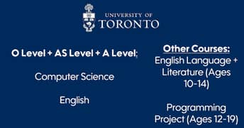 Tutor - English and Computer Science - University of Toronto Grad