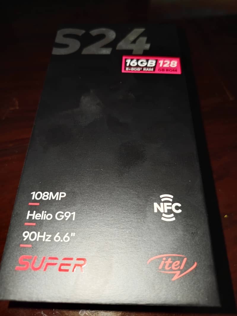 Itel S24 8gb 128gb just 3 days use full warranty 4