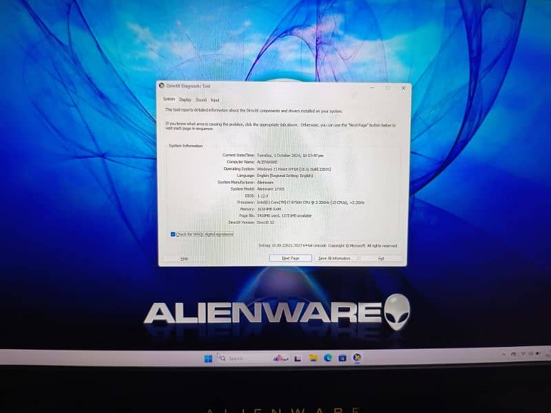 Dell Alienware 17 R5 i7 8750h with 8gb Nvidia 1070 8