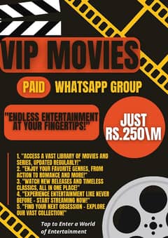 Movies, Web series, Season, drama, any type of movies is available. 0